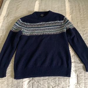 J. Crew Lambs Wool Fair Isle Sweater